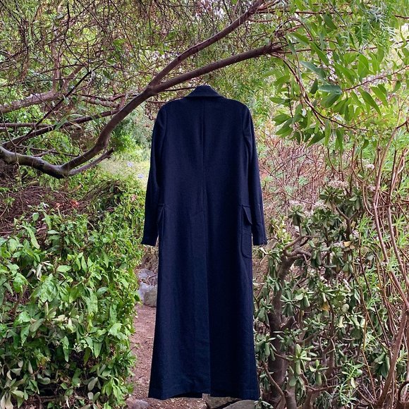 A.L.C. tailored wool duffle coat duster length - Picture 12 of 13